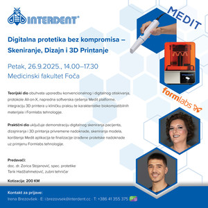 Digitalna protetika bez kompromisa –  Skeniranje, Dizajn i 3D Printanje